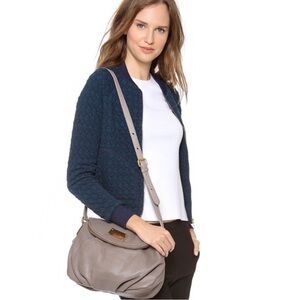 Marc Jacobs Natasha Flap Gray‎ Crossbody Bag